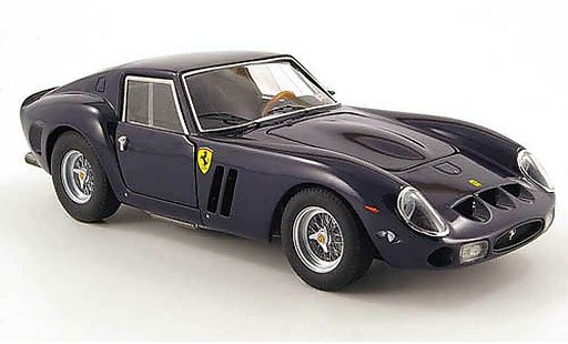 Ferrari 250 GTO 1/18 Hot Wheels Elite bleu vanilla sky miniature
