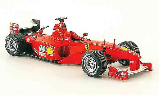 Ferrari F1 F2000 1/43 Hot Wheels Elite no.3 m.schumacher 2000 miniature