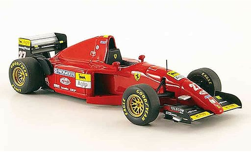 Ferrari 412 course 1/43 Hot Wheels Elite t2 no.27 j.alesi 1995 miniature