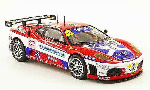 Ferrari F430 GTC 1/43 Hot Wheels Elite no.87 scuderia ecosse 24h le mans 2006 miniature
