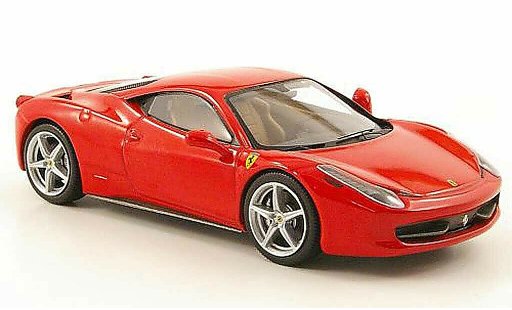 Ferrari 458 Italia 1/43 Hot Wheels Elite rouge (Elite) 2009 miniature