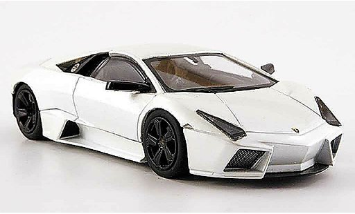 Lamborghini Murcielago Reventon 1/43 Hot Wheels Elite blanche miniature