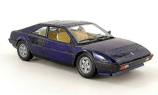 Ferrari Mondial Coupe 1/18 Hot Wheels 8 bleu 1980 miniature
