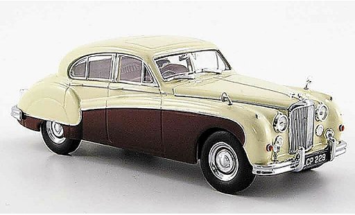 Jaguar MK 9 1/43 Oxford creme rouge miniature