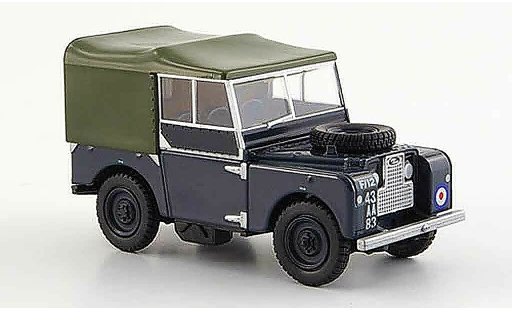 Land Rover 80 Base 1/43 Oxford RAF bleu oliv miniature