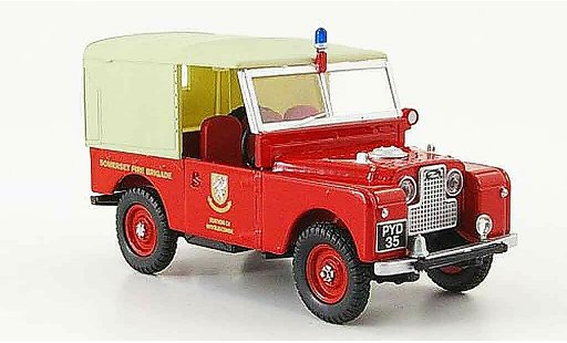 Land Rover 88 Base 1/43 Oxford Sommerset Fire Brigade pompier miniature