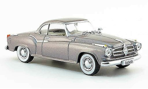Borgward Isabella coupe 1/43 Auto Klassiker grise 1957 miniature