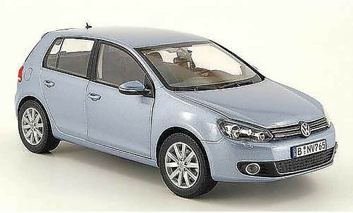 Volkswagen Golf GTI 1/18 Norev 2008 bleu ciel 5 portes miniature
