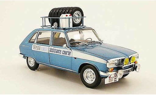 Renault 16 Base 1/18 Norev assistance course avec pneus et bidon essance 1968 miniature