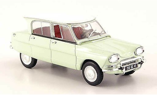 Citroen Ami 6 Berline 1/43 Norev la chaux avec blancheem toit 1967 miniature