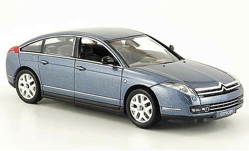 Citroen C6 Berline 1/43 Norev bleu grise 2005 miniature