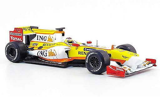 Renault F1 2009 1/43 Norev r 29 no.7 ing f.alonso miniature
