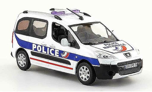 Peugeot Partner Base 1/43 Norev police nationale police 2008 miniature