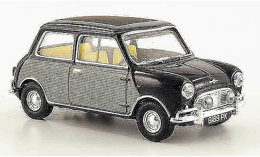 Austin Mini cooper 1/43 Vanguards MK I noire avec Dekor Peter Sellers miniature