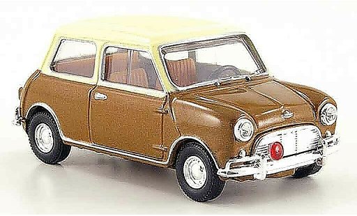 Austin Mini cooper s 1/43 Vanguards MK I marron beige Steve McQueen miniature