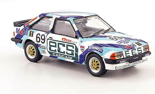 Ford Escort RS 1600i 1/43 Vanguards i No.69 ECS Brooklyn BSCC 1985 MK3 miniature