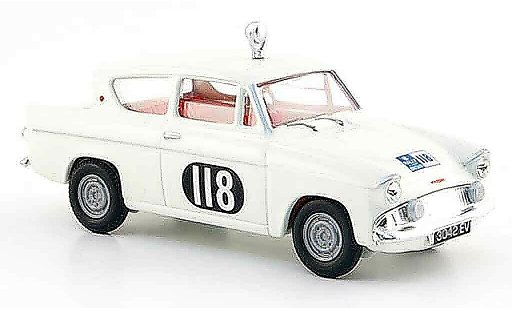 Ford Anglia 105E 1/43 Vanguards 105 E No.118 Damencup Rallye England 1959 miniature