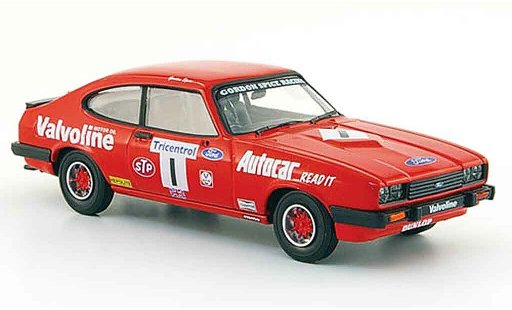 Ford Capri 3.0S 1/43 Vanguards MK III 3.0 S No.1 Autocar Valvoline BSCC 1978 miniature