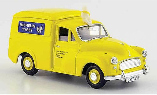 Morris Minor Van 1/43 Vanguards jaune Michelin 1971 miniature