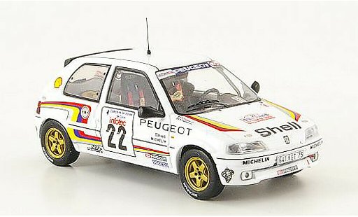Peugeot 106 XSI 1/43 IXO No.22 Sport Rally Corse 1993 Panizzi miniature