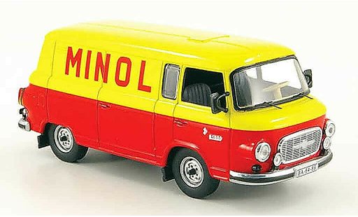 Barkas B 1000 fourgon 1/43 IST Models Minol 1960 miniature