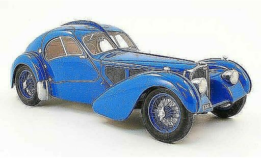 Bugatti 57 Atlantic 1/18 Neo SC bleu 1938 miniature