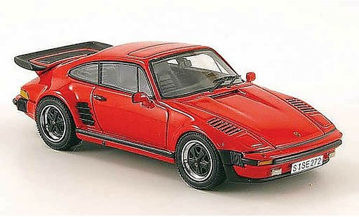 Porsche 911 Turbo 1/43 Neo SE Flatnose rouge 1987 miniature