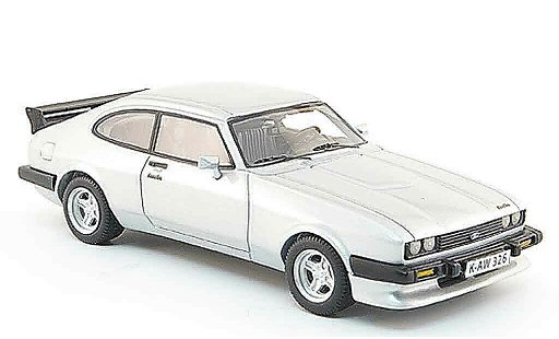 Ford Capri 2.8 Turbo 1/43 Neo MK III grise metallisee 1981 miniature