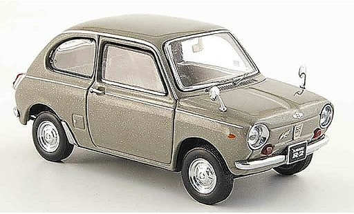Subaru R2 Super Deluxe 1/43 Ebbro grise 1969 miniature