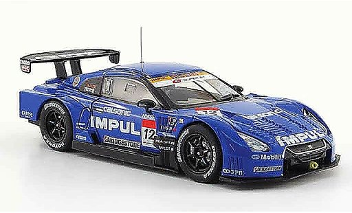 Nissan Skyline R35 1/43 Ebbro GTR No.12 Calsonic Impul Super GT 500 2009 miniature