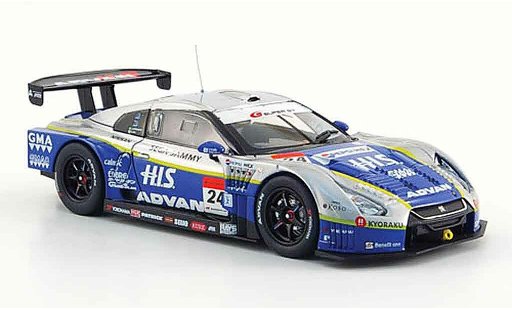 Nissan Skyline R35 1/43 Ebbro GT R No.24 HIS Advan Kondo Super GT 500 2009 miniature