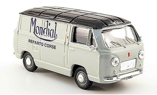 Fiat 600 Berlina 1/43 Pego T Mondial Reparto Corse grise bleu 1959 miniature