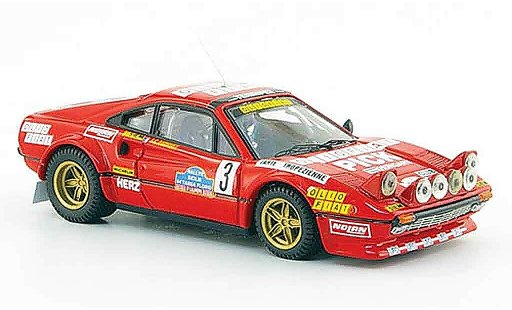 Ferrari 308 GTB 1/43 Best gr.4 no.3 andruet biche targa florio 1980 miniature