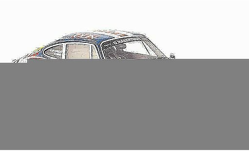 Porsche 911 S 1/43 Spark S No.36 Olin Ski 24h Le Mans 1971 miniature