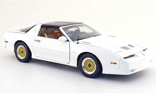 Pontiac Trans Am 1989 1/18 Greenlight turbo (tta) blanche miniature