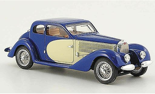 Bugatti 57 Ventoux 1/43 Luxcar SC bleu blanche 1938 miniature
