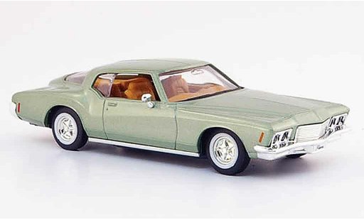 Buick Riviera Grand Sport 1/43 Yat Ming 1971 GS verte miniature