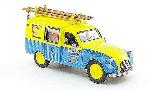 Citroen 3CV Fourgonnette 1/43 Eligor elektro inatallateur miniature