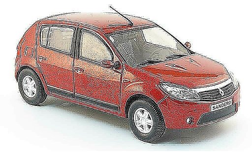 Dacia Sandero Berline 1/43 Eligor rouge 2008 miniature
