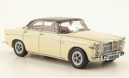 Rover P5B Coupe 1/43 Neo blanc creme/noire-gris 1971 miniature