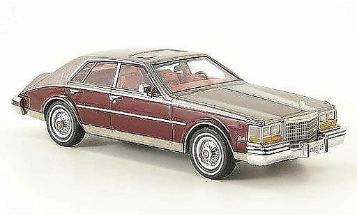 Cadillac Seville Sedan 1/43 Neo 1981 Mk II gris/noire-rouge miniature