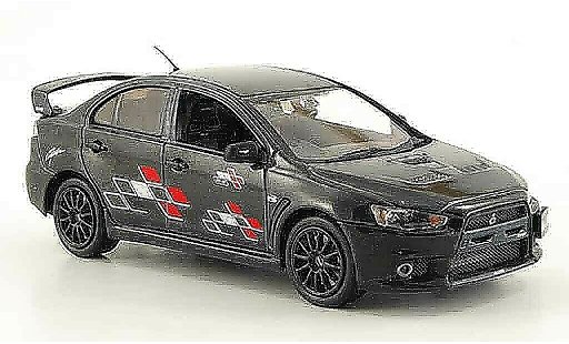 Mitsubishi Lancer Evolution X 1/43 Vitesse Ralliart noire miniature