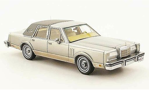 Lincoln Continental 1979 1/43 Neo MK VI grise miniature