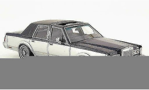 Lincoln Town Car 1982 1/43 Neo bleu grise miniature