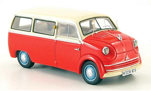 Lloyd LT 500 1/43 Neo 600 rouge blanche 1955 miniature