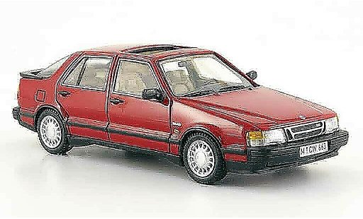 Saab 9000 Turbo 1/43 Neo rouge edition liavecee 300 miniature
