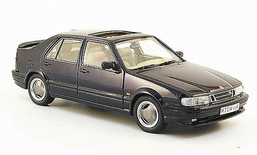 Saab 9000 CS 1/43 Neo bleu edition liavecee 300 1992 miniature