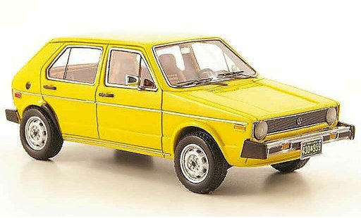 Volkswagen Golf Base 1/43 Neo Rabbit (US ) jaune 5-portes lim. Aufl. 300 1975 miniature