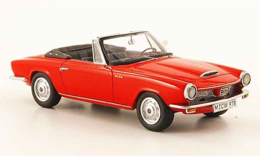 Glas 1300 GT Cabriolet 1/43 Neo rouge 1966 miniature