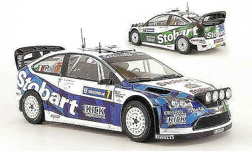 Ford Focus RS WRC 1/18 Sun Star no.7 stobart rallye Su&Atilde;&uml;de 2008 miniature